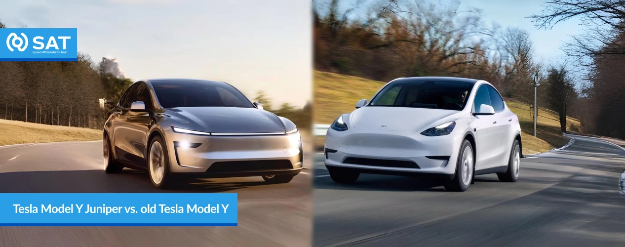 Tesla Model Y Juniper vs. old Tesla Model Y