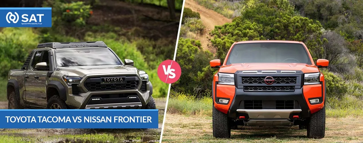 Toyota Tacoma vs Nissan Frontier – Car Comparison | SAT JAPAN
