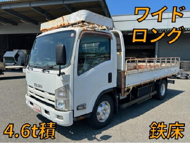 イスズ エルフ トラック Flatbed 2014 sat-0067852-9