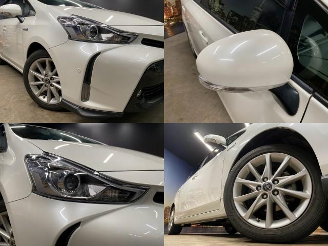 トヨタ プリウス アルファ Ｇツーリングセレクション 後期型 黒半革 2015 sat-0067526-6