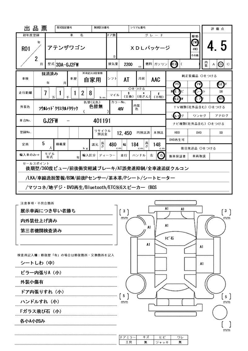 Mazda ATENZA WAGON 2019 6294281-11