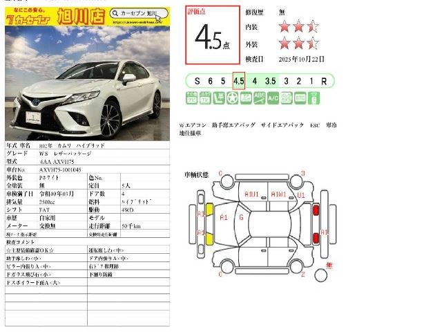 Toyota CAMRY 2020 6298502-1