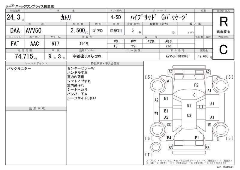Toyota CAMRY 2012 6300825-10
