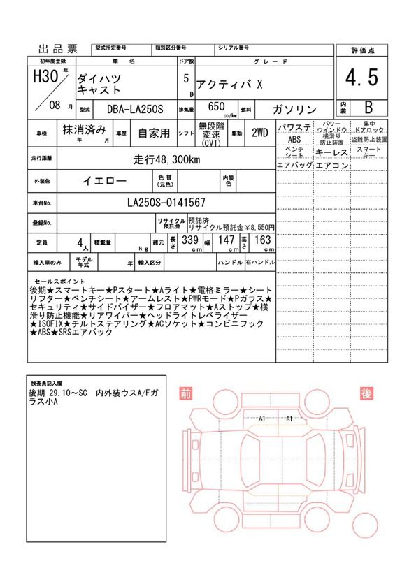 Daihatsu CAST 2018 6301282-11