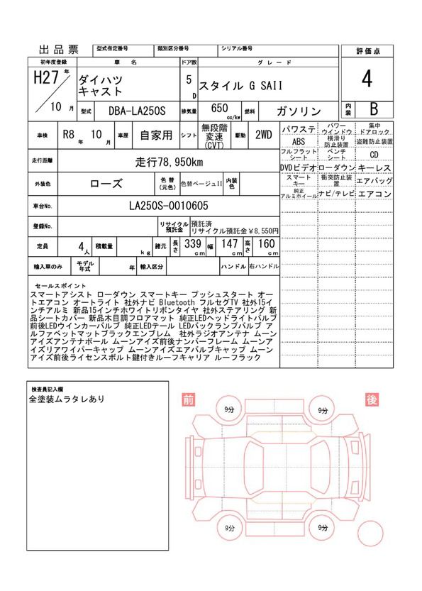 Daihatsu CAST 2015 6307718-11