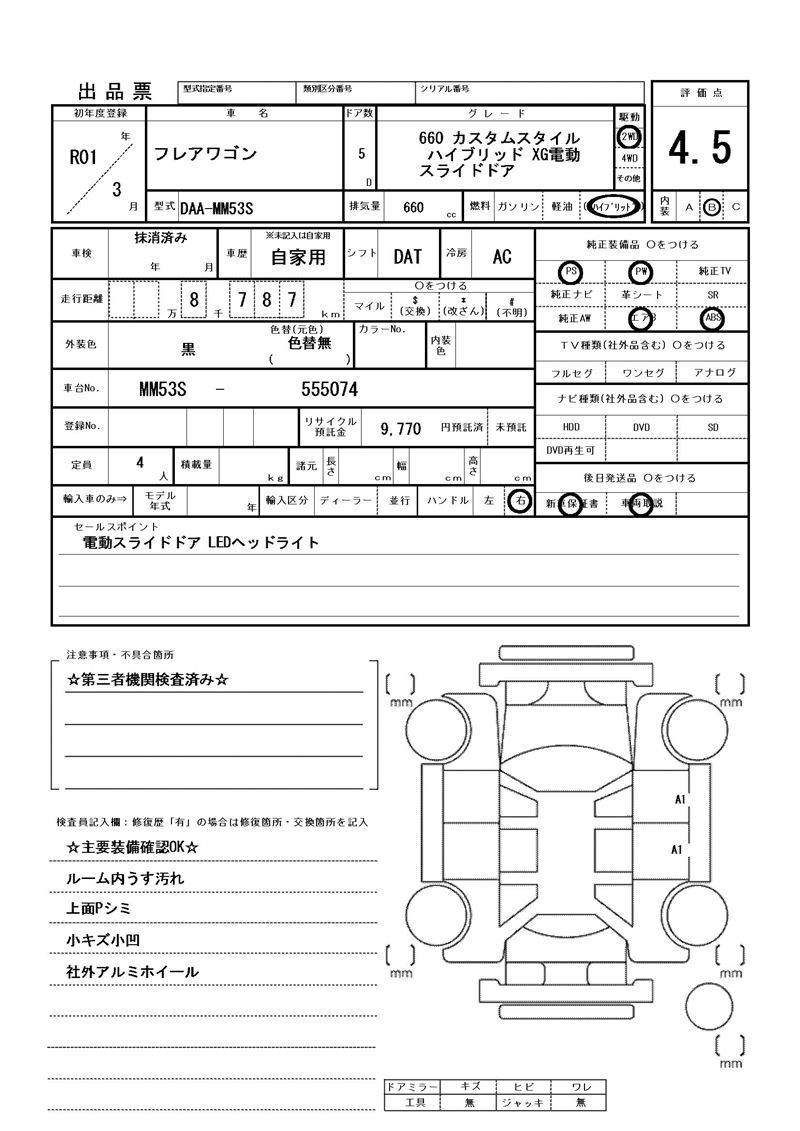 Mazda FLAIR WAGON 2019 6359608-11