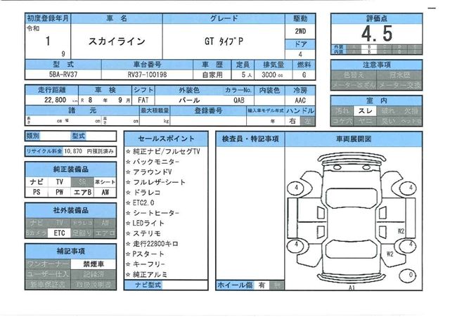 Nissan SKYLINE 2019 6343029-11