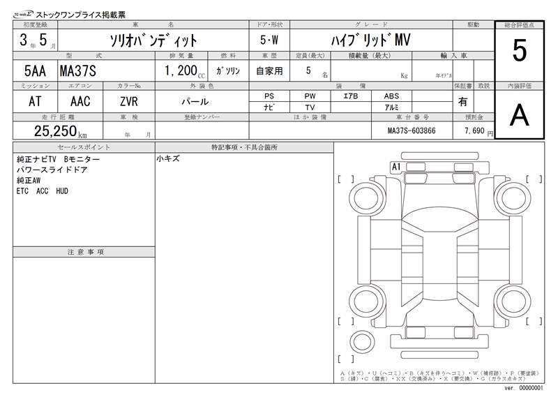 Suzuki SOLIO BANDIT 2021 6356274-6