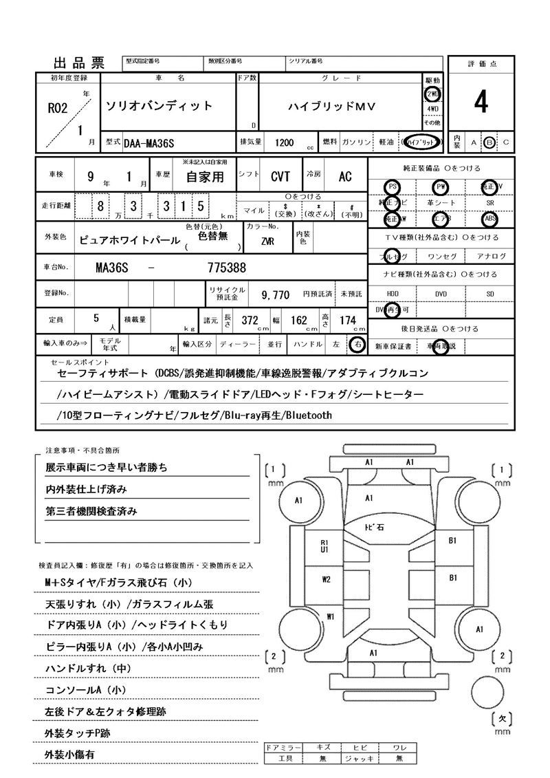 Suzuki SOLIO BANDIT 2020 6356600-11