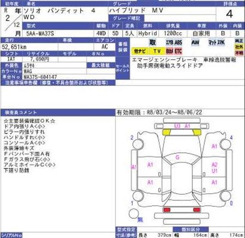 Suzuki SOLIO BANDIT 2020 6356914-11