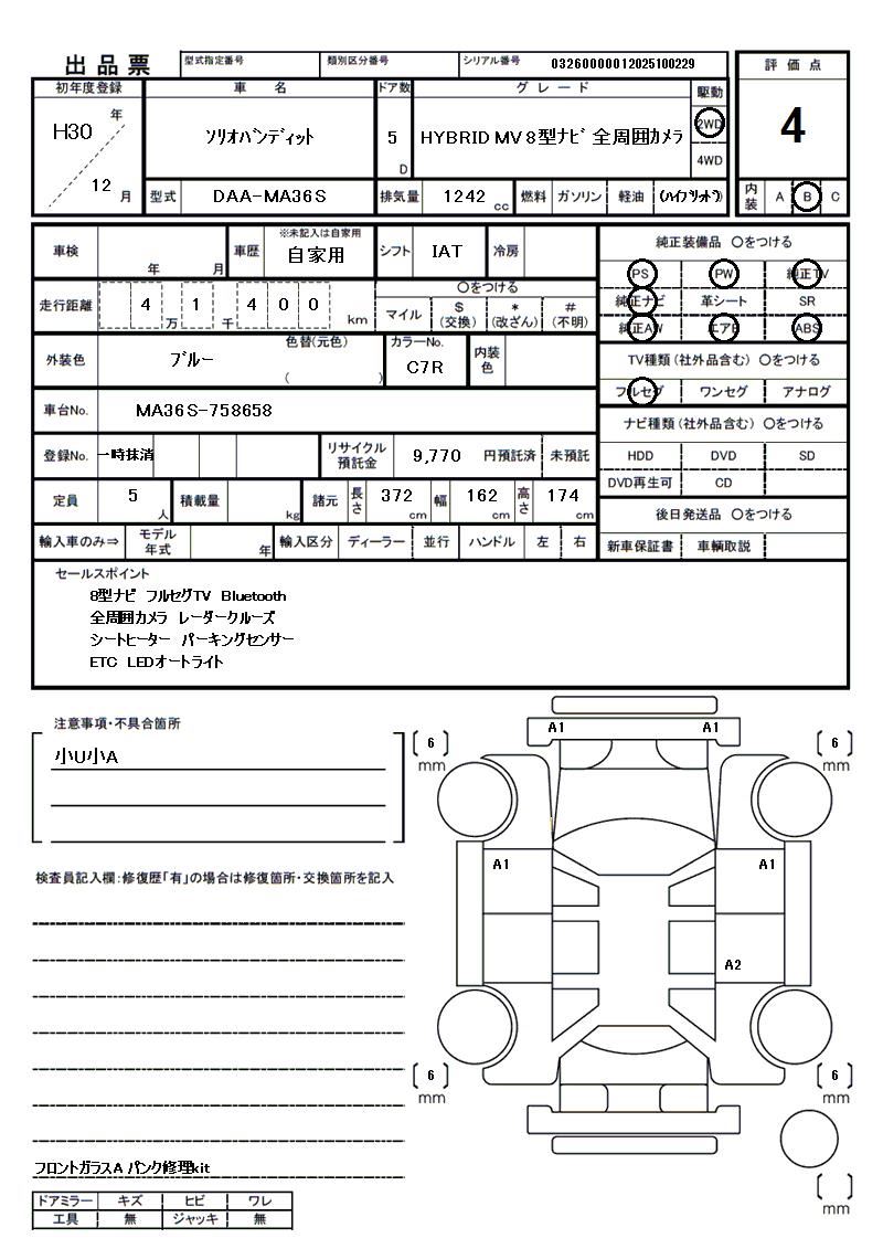 Suzuki SOLIO BANDIT 2018 6357948-11