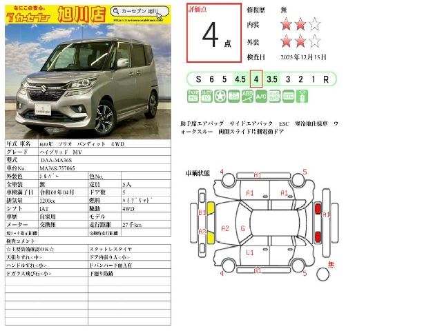 Suzuki SOLIO BANDIT 2018 6358115-1