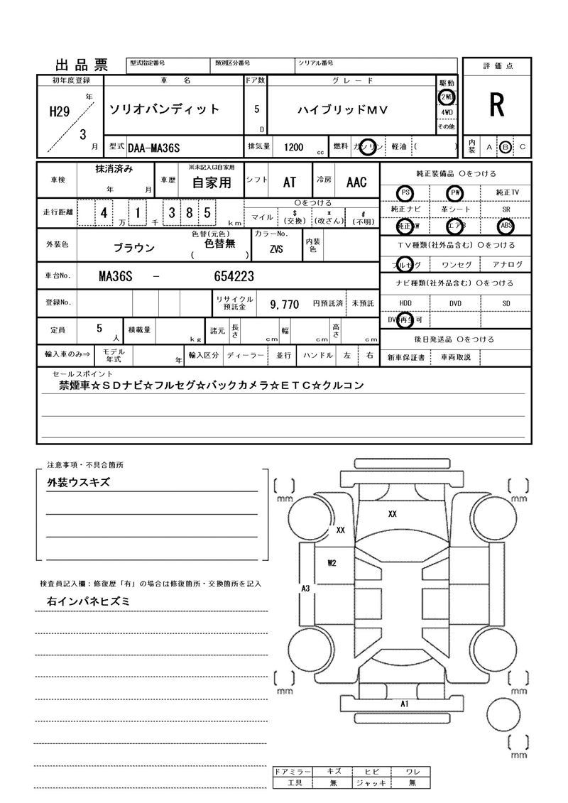 Suzuki SOLIO BANDIT 2017 6358470-11