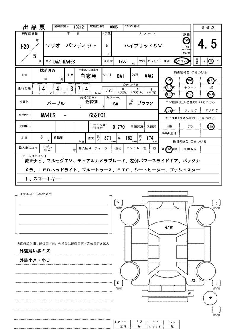 Suzuki SOLIO BANDIT 2017 6358956-11