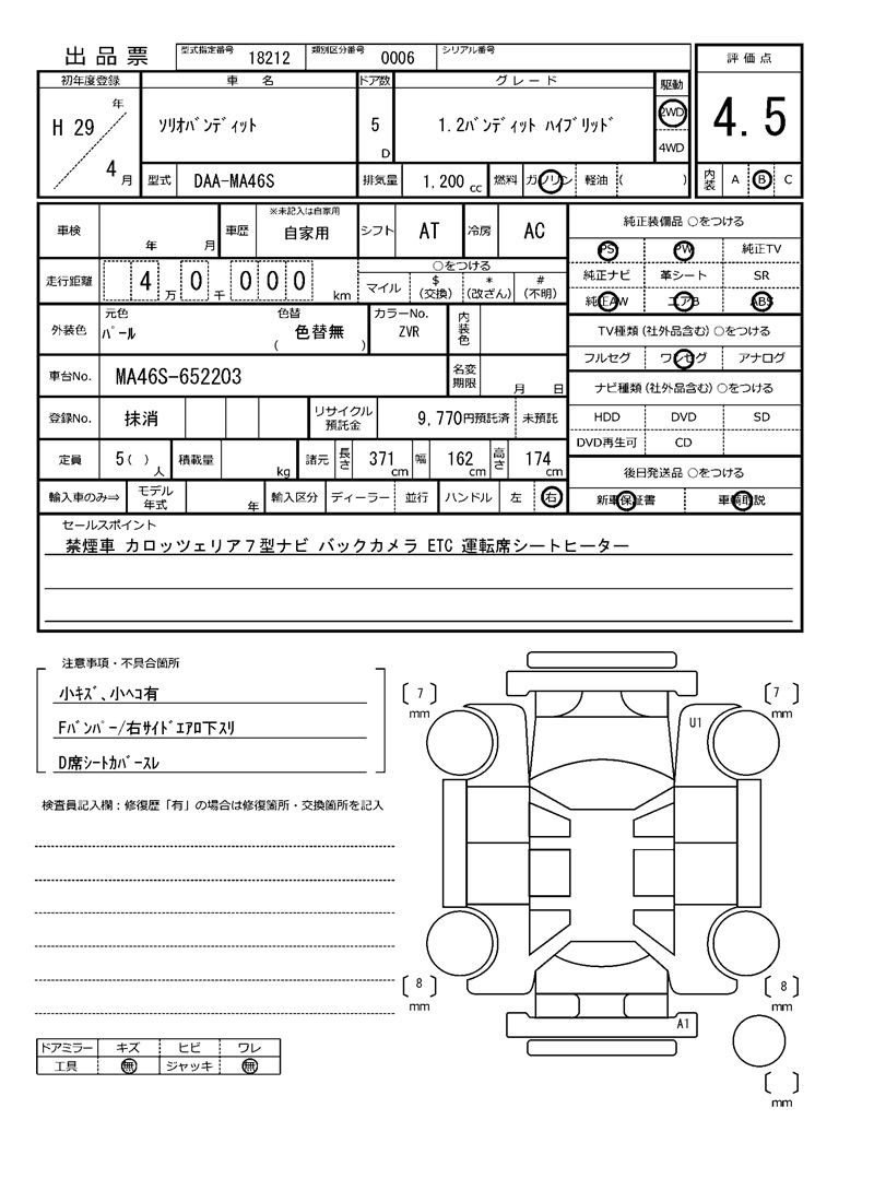 Suzuki SOLIO BANDIT 2017 6359082-11