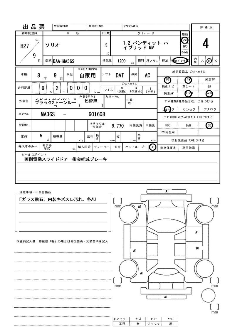 Suzuki SOLIO BANDIT 2015 6360070-11