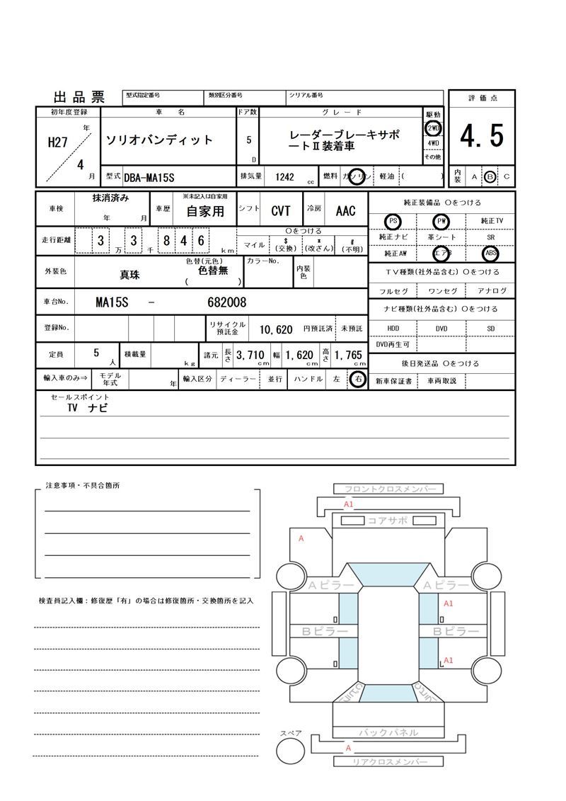 Suzuki SOLIO BANDIT 2015 6360071-11