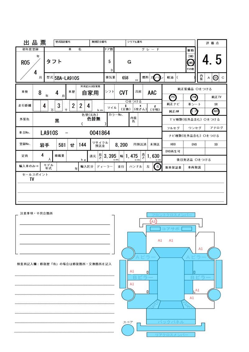 Daihatsu TAFT 2023 6374420-11