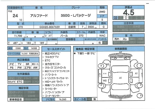 Toyota ALPHARD 2012 6406457-11