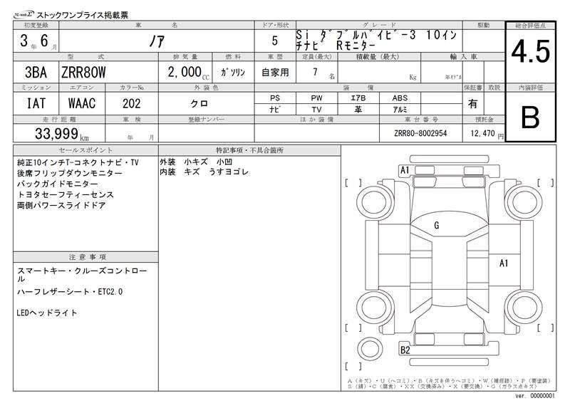 Toyota NOAH 2021 6406642-3
