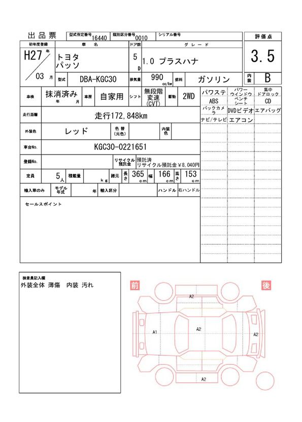 Toyota PASSO 2015 6417713-11