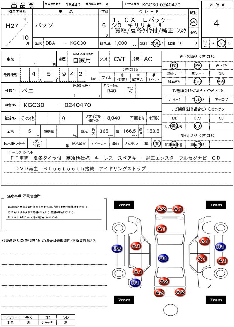 Toyota PASSO 2015 6417934-11