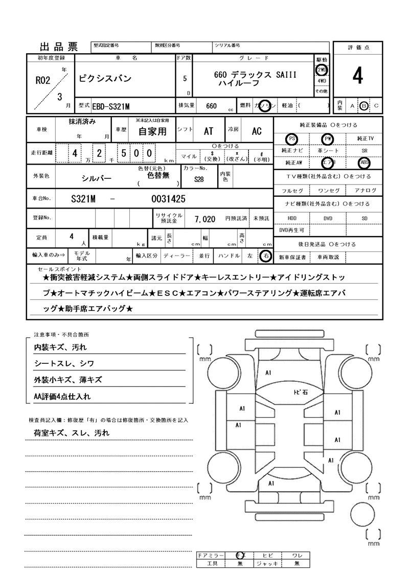 Toyota PIXIS VAN 2020 6422638-11