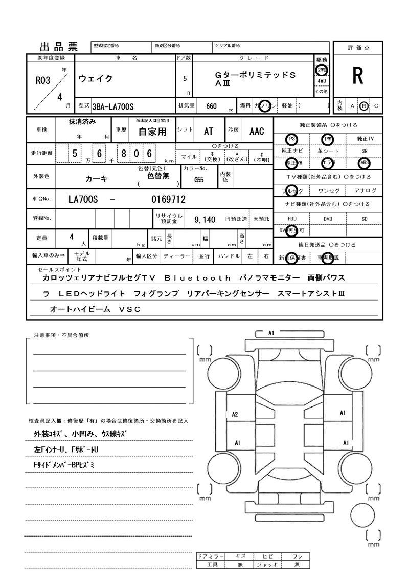 Daihatsu WAKE 2021 6420523-11