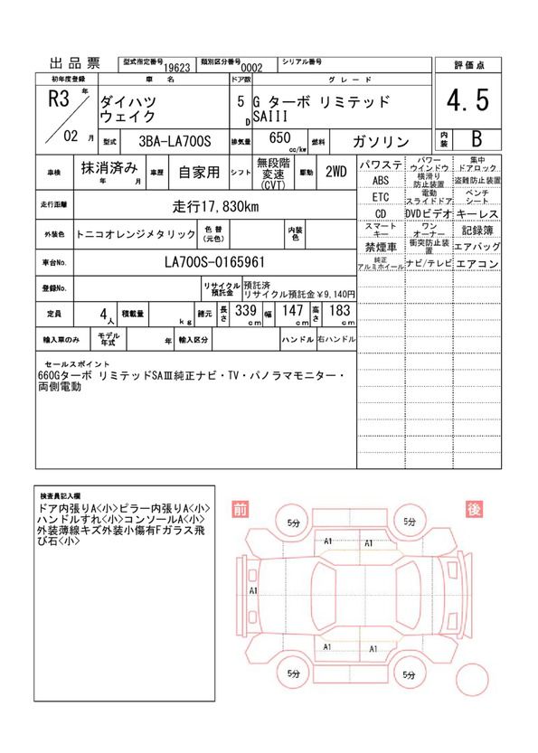 Daihatsu WAKE 2021 6420689-11