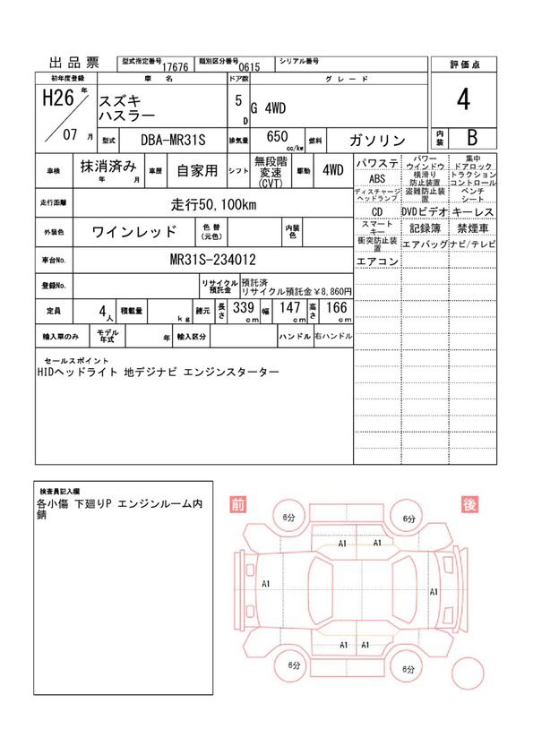 Suzuki HUSTLER 2014 6433072-11