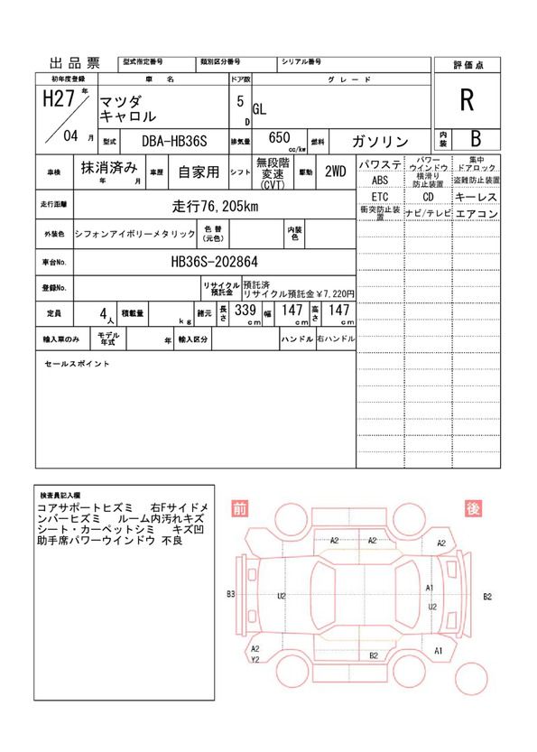Mazda CAROL 2015 6482067-11