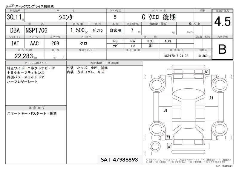 Toyota SIENTA 2018 6510405-3