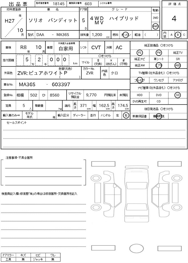 Suzuki SOLIO BANDIT 2015 6485284-11