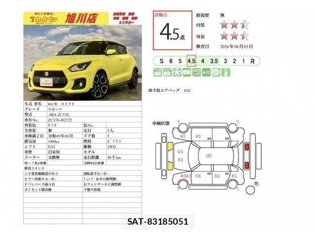 Suzuki SWIFT 2020-08 8342072-16
