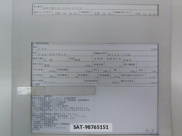 Toyota YARIS 2020-08 8690594-8