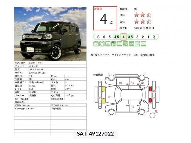 Daihatsu TAFT 2025-04 8725889-15