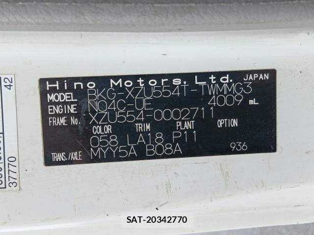 Hino DUTRO 2010-07 8814916-14