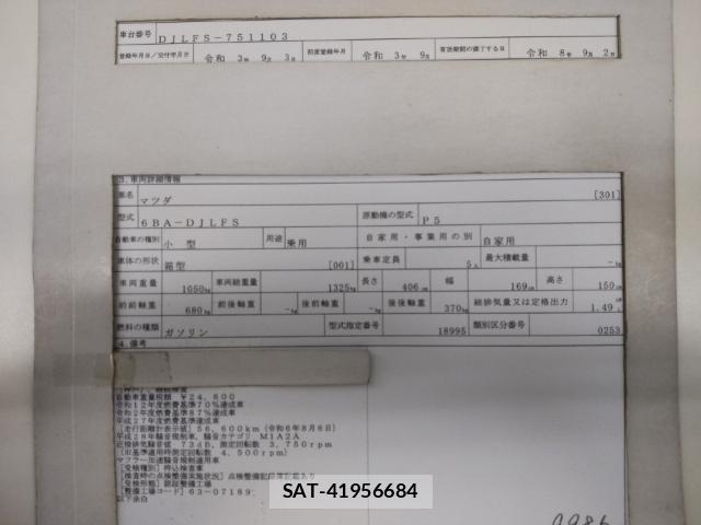 Mazda MAZDA2 2021-09 8854193-8