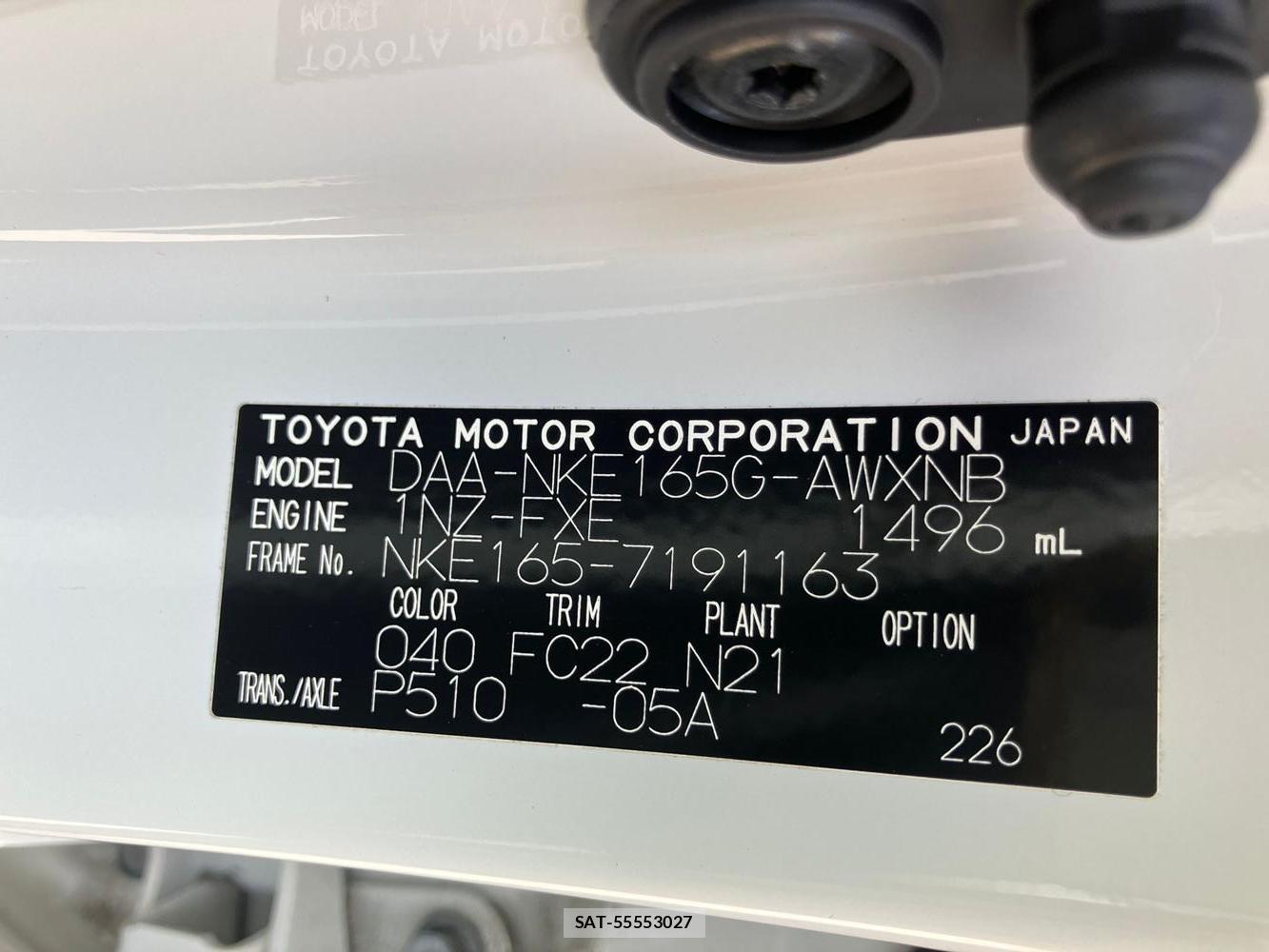Toyota COROLLA FIELDER 2018 1298864-39