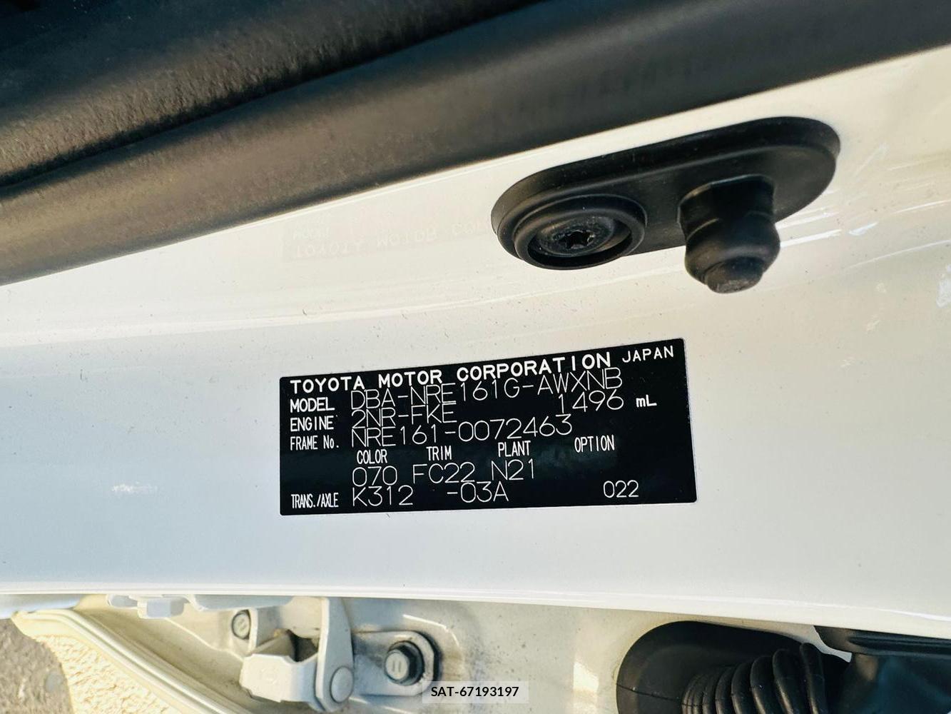 Toyota COROLLA FIELDER 2019 1491632-38