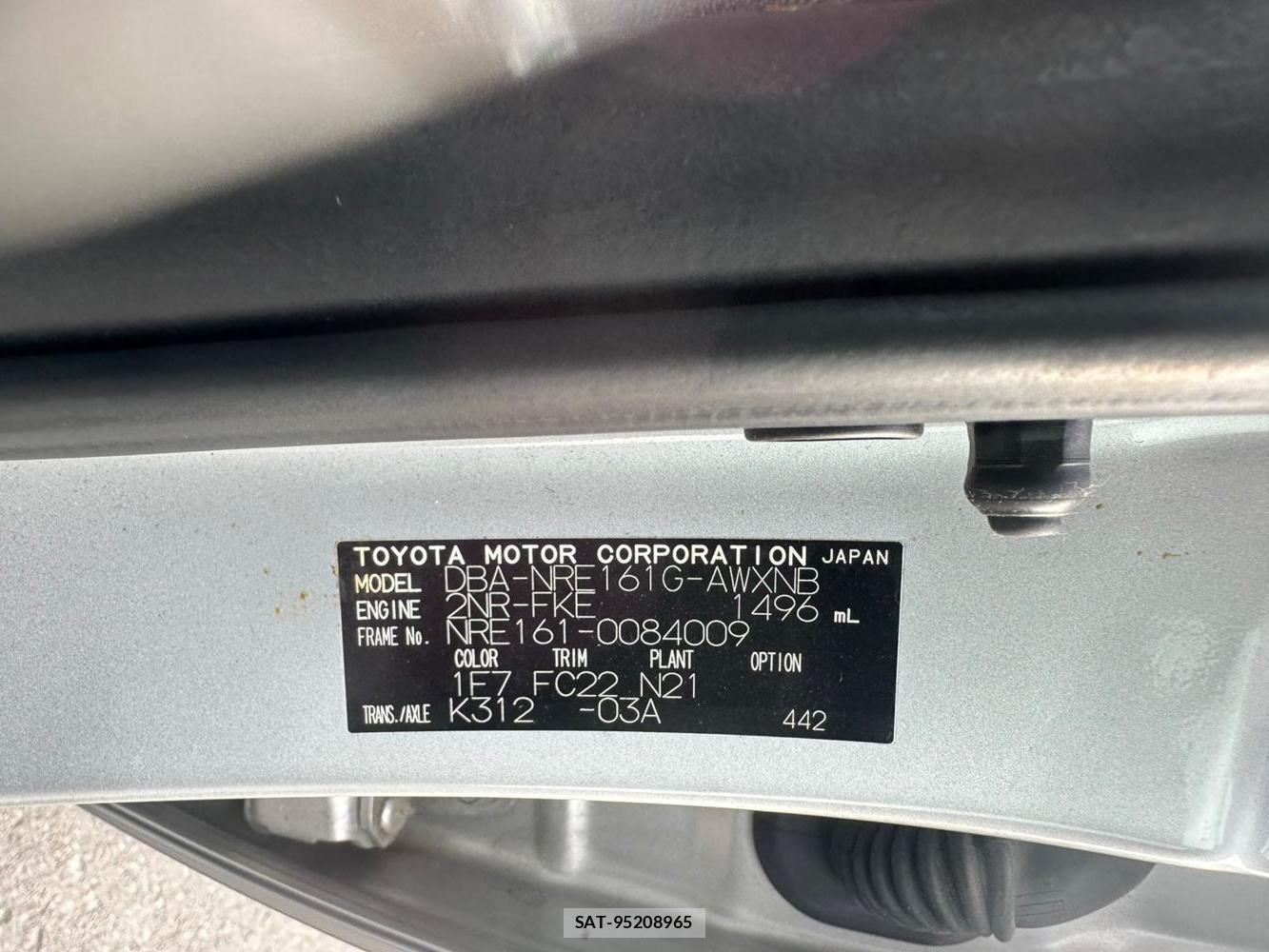 Toyota COROLLA FIELDER 2019-11 1632194-37