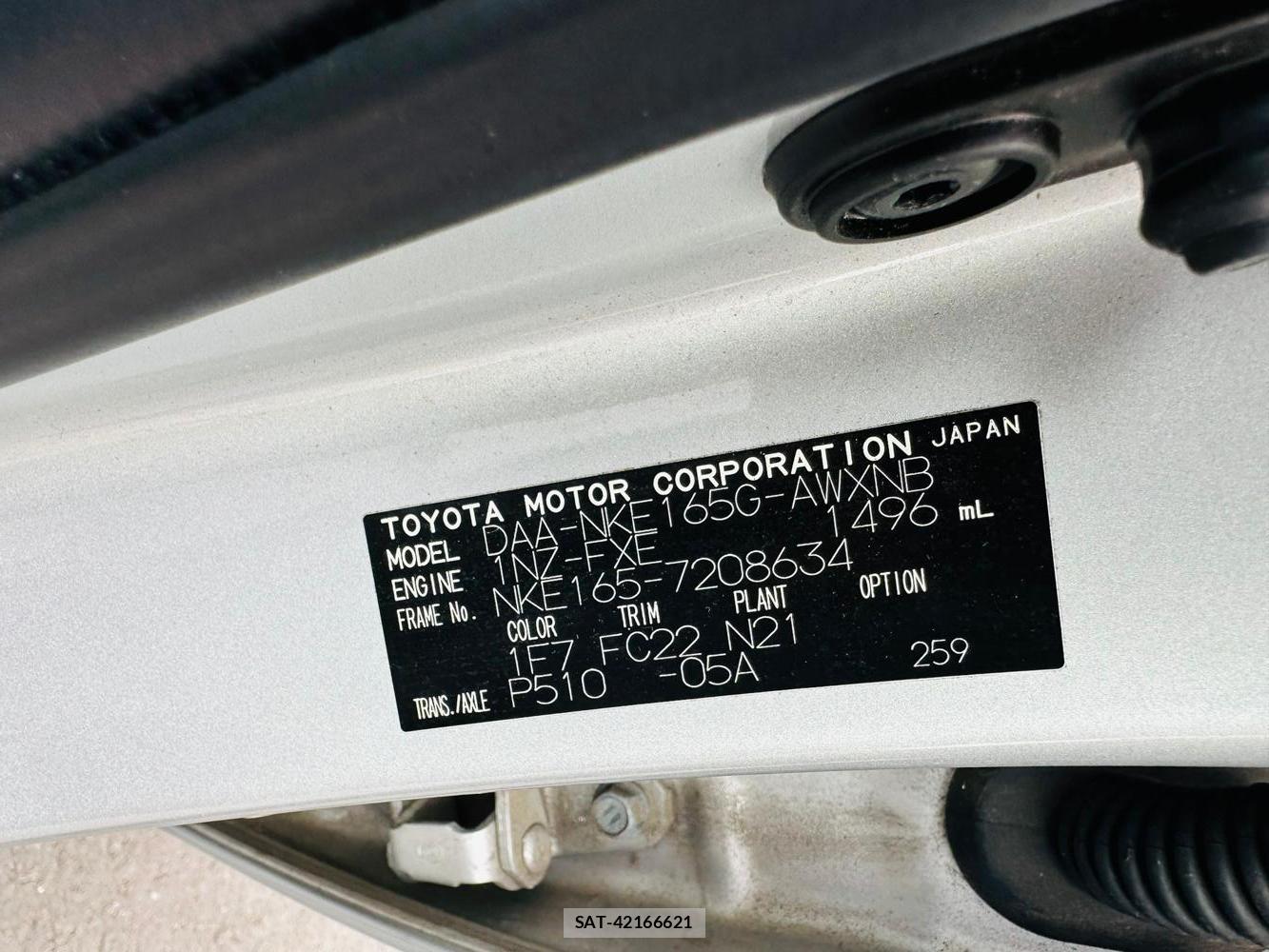 Toyota COROLLA FIELDER 2019 6270160-39