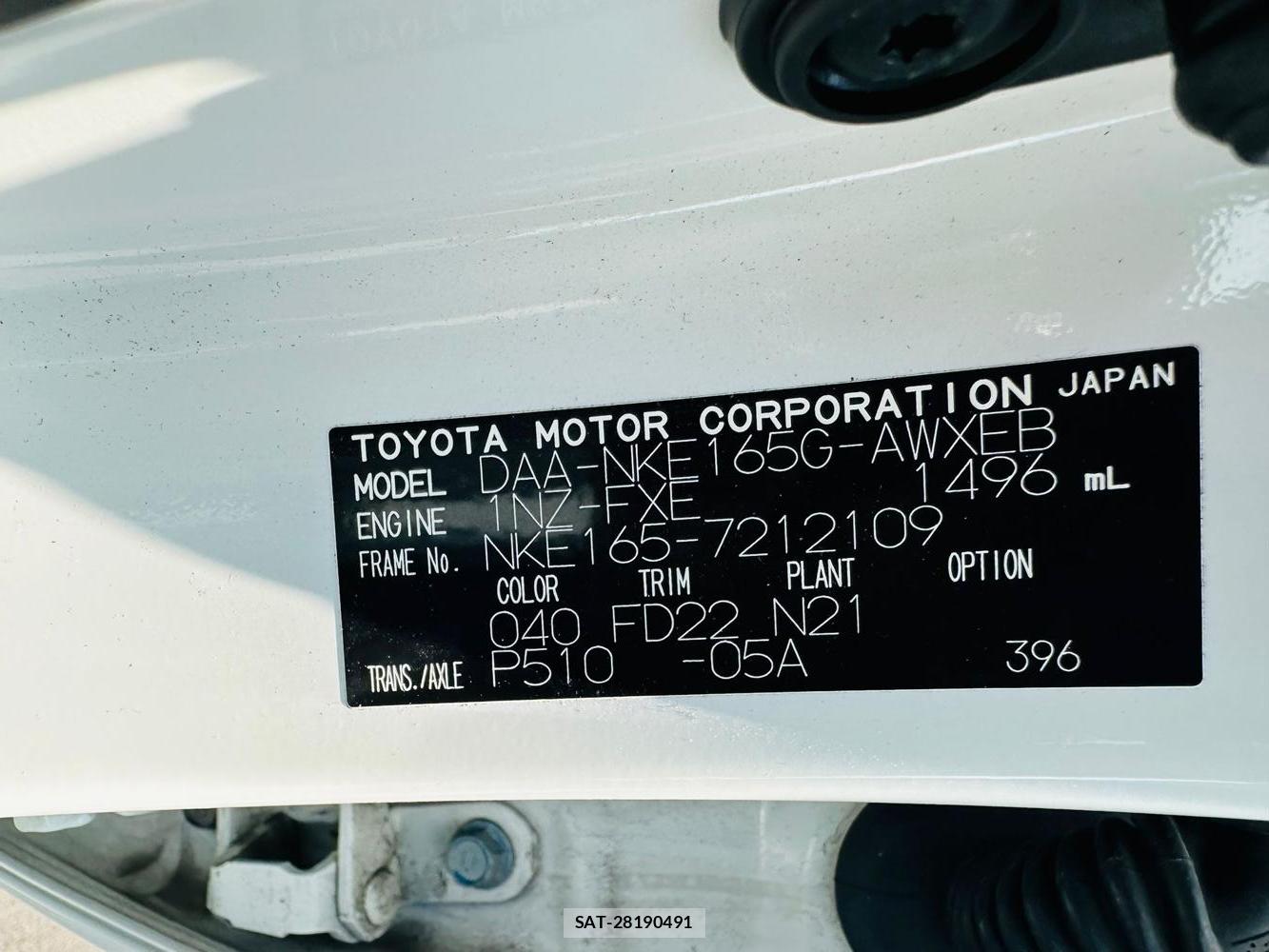 Toyota COROLLA FIELDER 2019-04 6560981-36