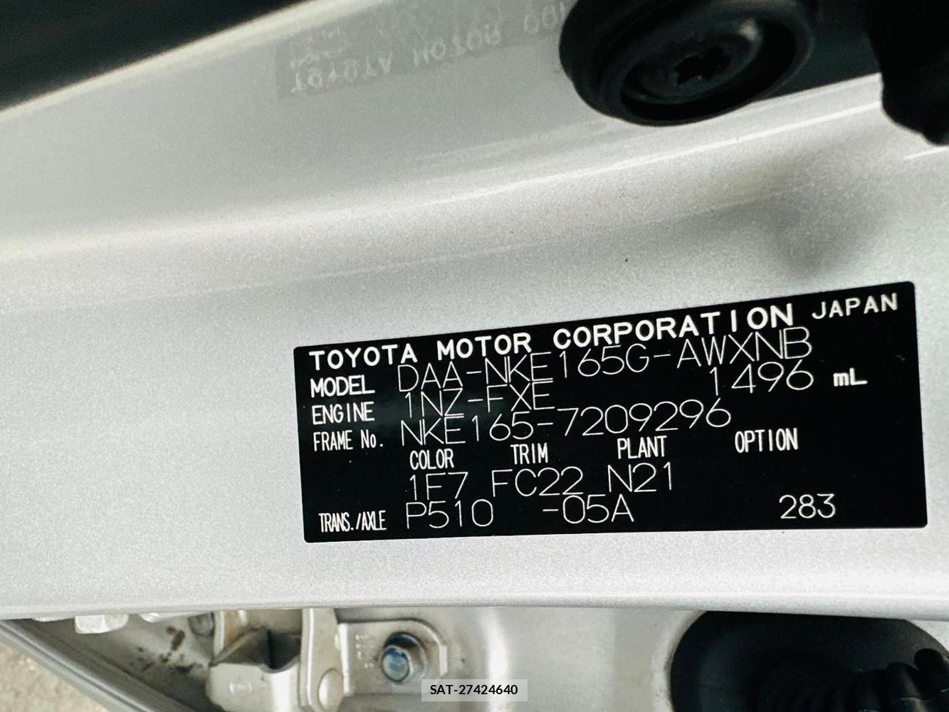 Toyota COROLLA FIELDER 2019 7242609-34