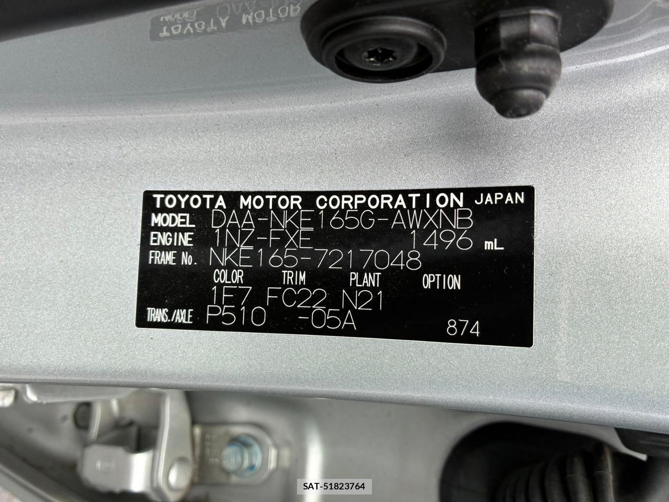 Toyota COROLLA FIELDER 2019 7269354-40