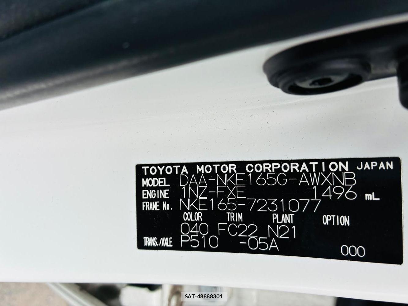 Toyota COROLLA FIELDER 2020-03 7364177-39