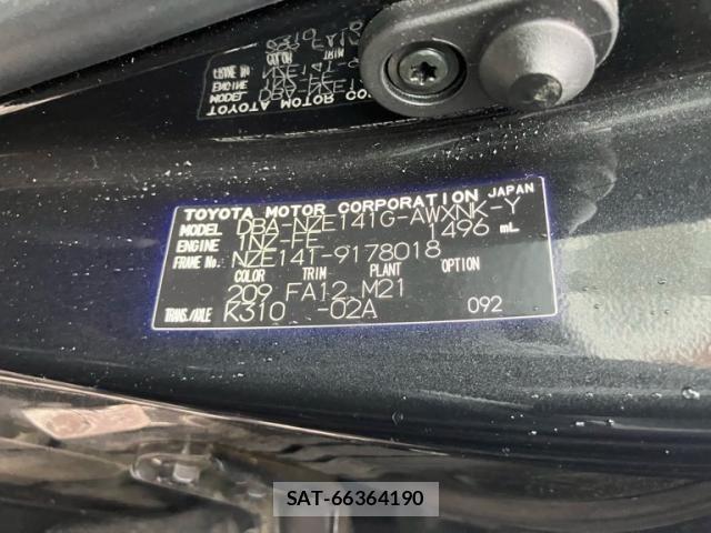Toyota COROLLA FIELDER 2011-01 7615652-22