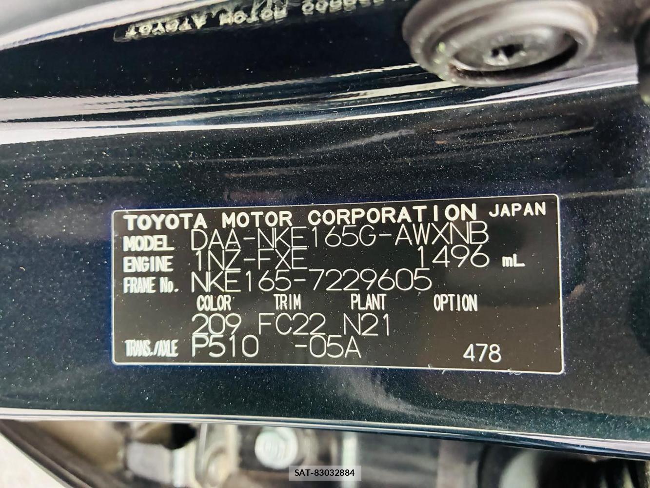 Toyota COROLLA FIELDER 2020-04 7489157-37