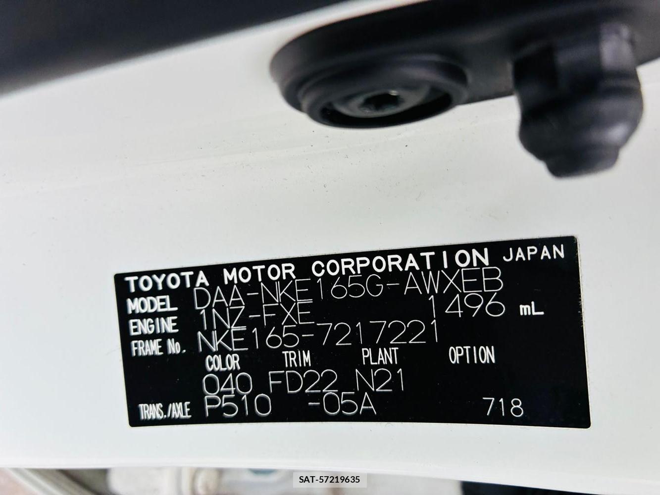Toyota COROLLA FIELDER 2019-06 7479722-37
