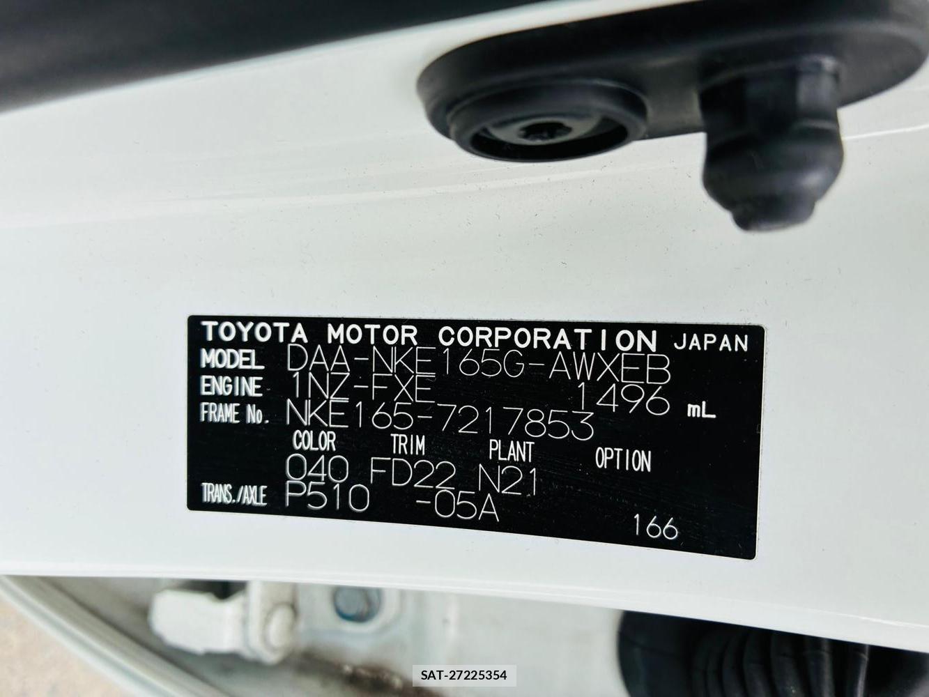 Toyota COROLLA FIELDER 2019-06 7603491-38